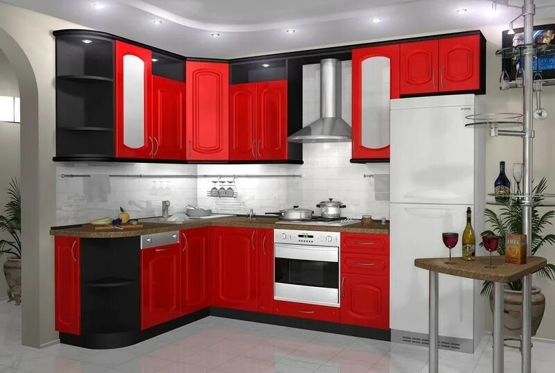 Кухонные гарнитуры в костанае фото и цены Кухня угловая 49 заказать недорого в Москве - 1Кухонный