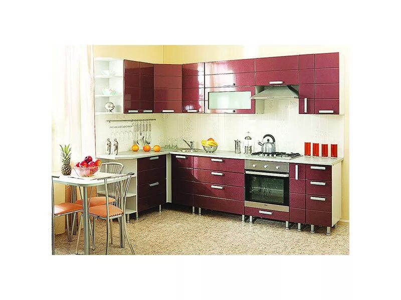 Кухонные гарнитуры в кузнецке фото Угловая кухня 15 / Мебельная фабрика "Модерн", г. Кузнецк