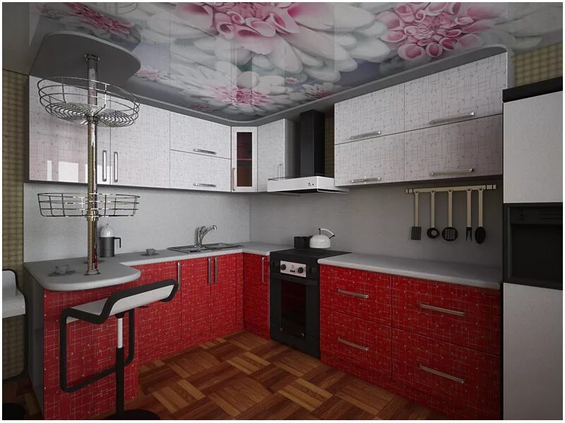 Кухонные гарнитуры в кузнецке фото Кухня угловая МДФ Сильвия производства фабрики Вариант М