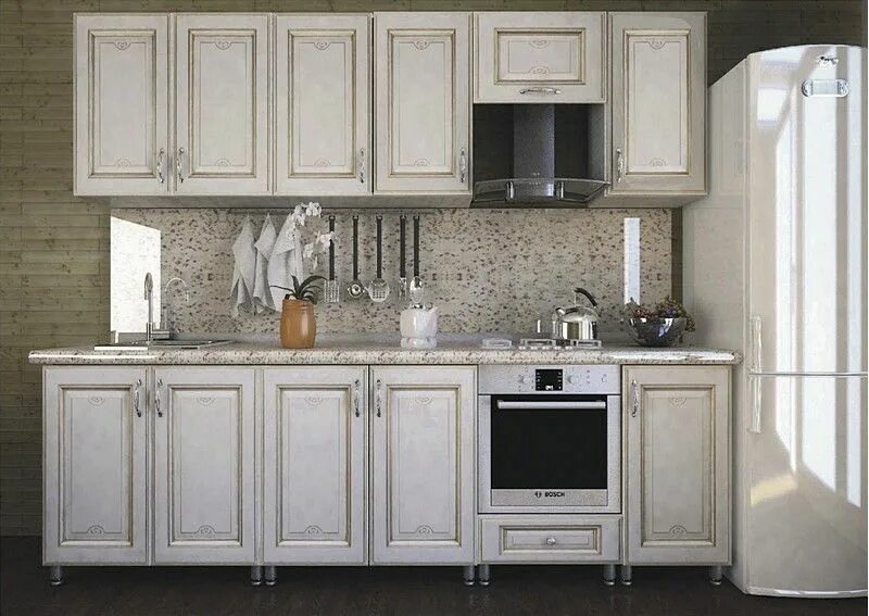 Кухонные гарнитуры в кузнецке фото и цены Купить Кухня Патина № 28