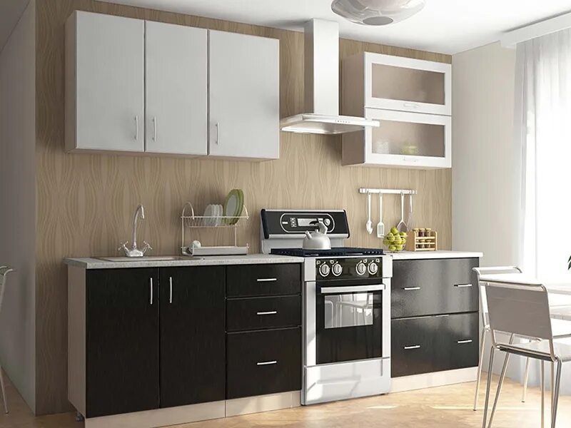 Кухонные гарнитуры в кузнецке фото и цены Прямая кухня 31 / Мебельная фабрика "Модерн", г. Кузнецк