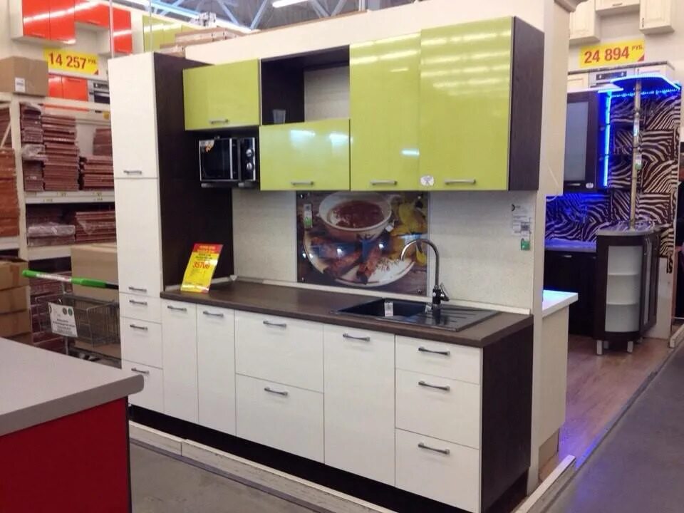 Кухонные гарнитуры в леруа мерлен фото Кухни Леруа Мерлен - каталог (47 фото + цены)