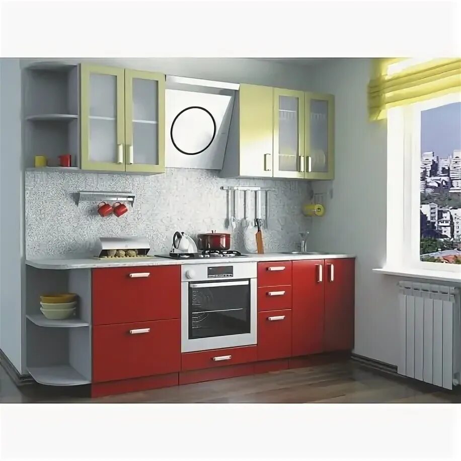 Кухонные гарнитуры в рязани фото Купить Модульная кухня "Принцесса" - Интернет магазин "Цвет мебели" в Рязани