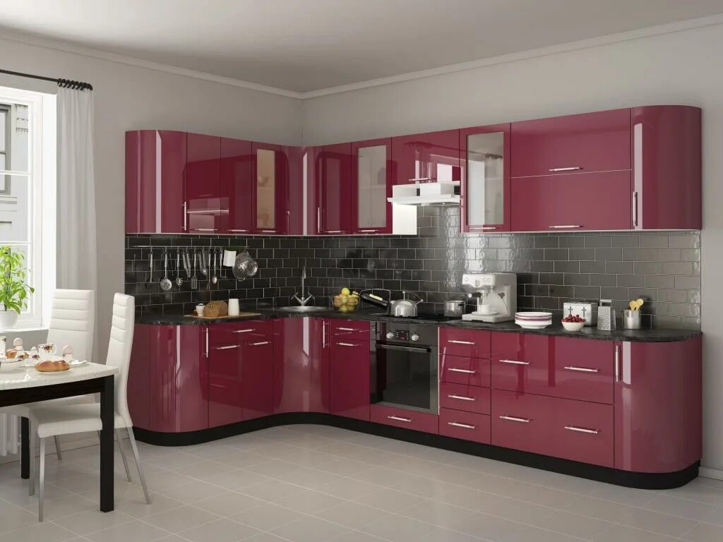 Кухонные гарнитуры в рязани фото цены Кухня Танго, радусн., 1750*3350