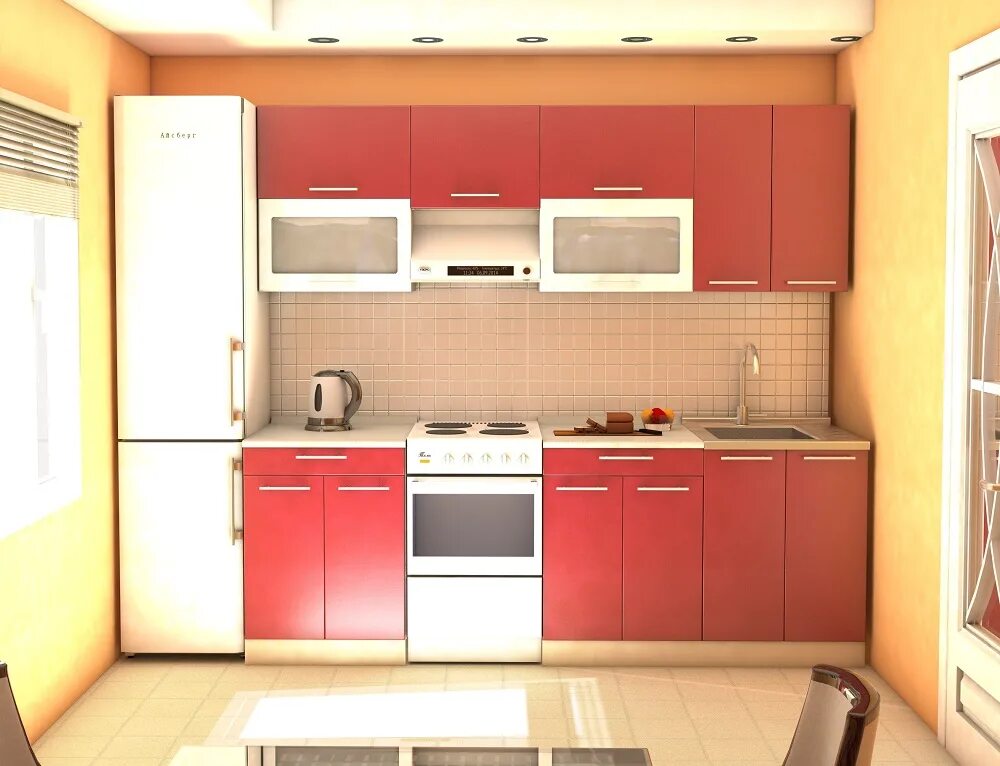 Кухонные гарнитуры в самаре фото Кухня Максимус-19 2300 мм купить в Новосибирске по низкой цене