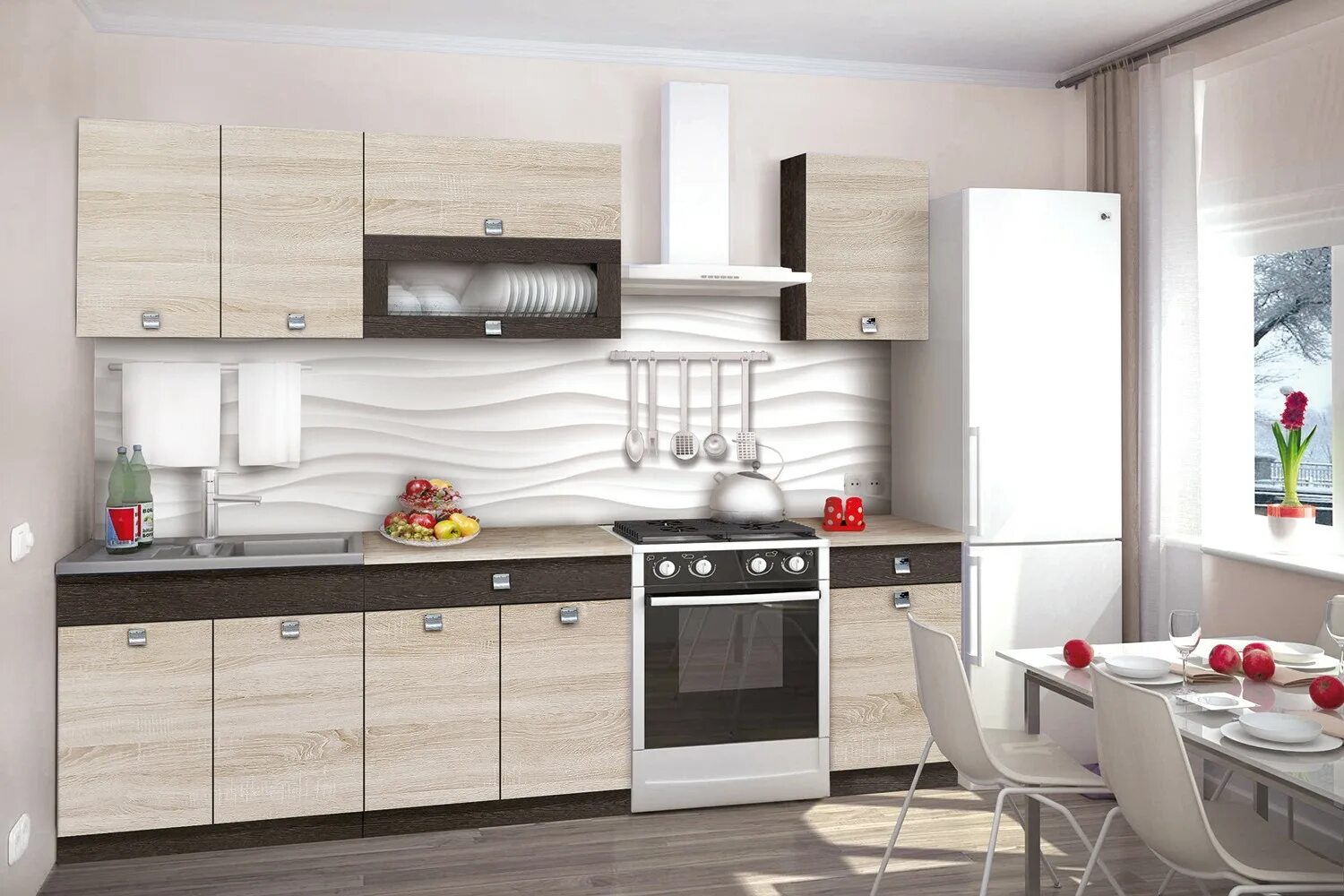 Кухонные гарнитуры в самаре фото и цены Кухня Виола 2,0м купить, цена в Екатеринбурге