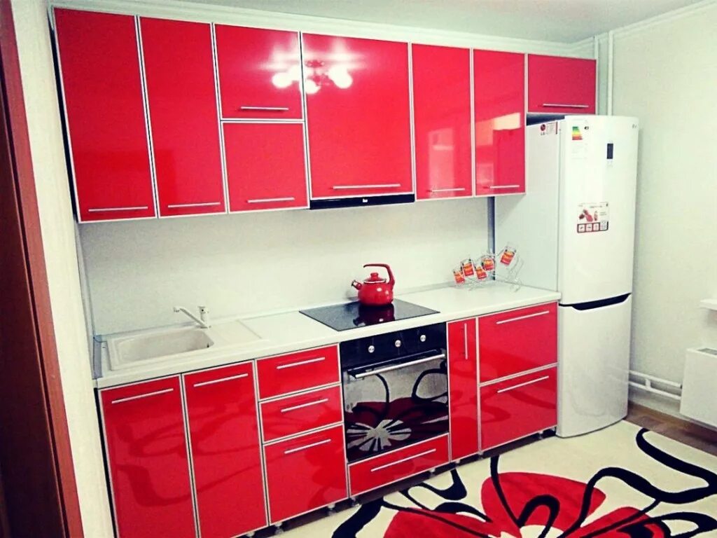 Кухонные гарнитуры в саранске фото и цены Кухня пластиковая 039 заказать недорого в Москве - 1Кухонный