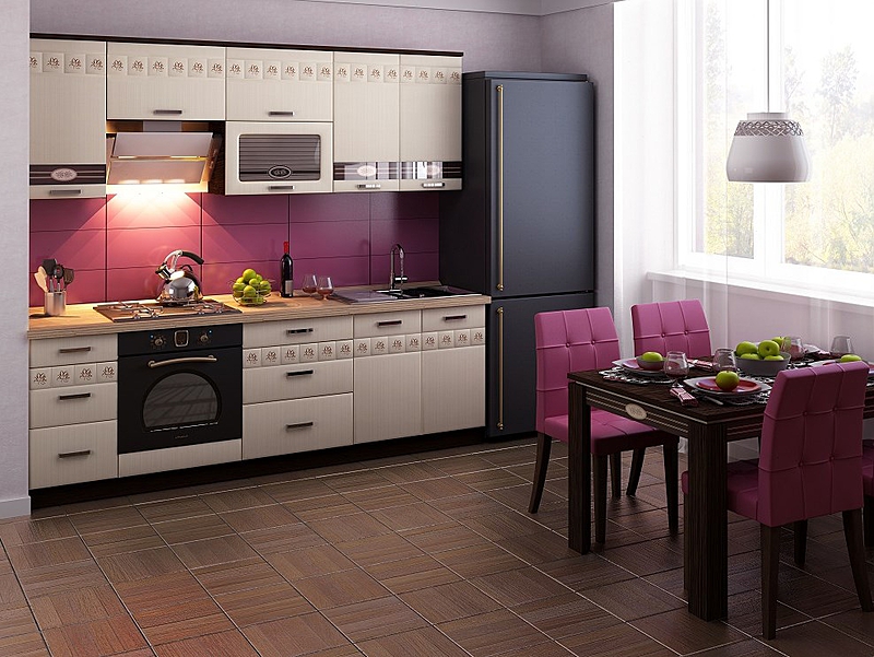 Кухонные гарнитуры в тюмени недорого фото Кухонный гарнитур Аврора-10, комплектация 1