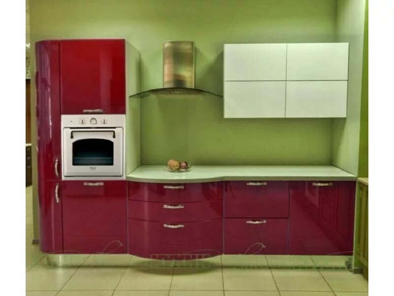 Кухонные гарнитуры в ульяновске фото Кухонный гарнитур Лодия / Мебельная фабрика "Райские Кухни", г. Ульяновск