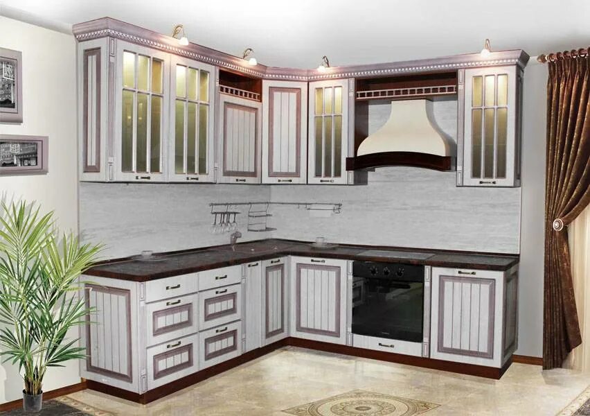 Кухонные гарнитуры в ульяновске фото и цены Угловые кухни купить в Махачкале ☛ интернет магазин с ценами ★