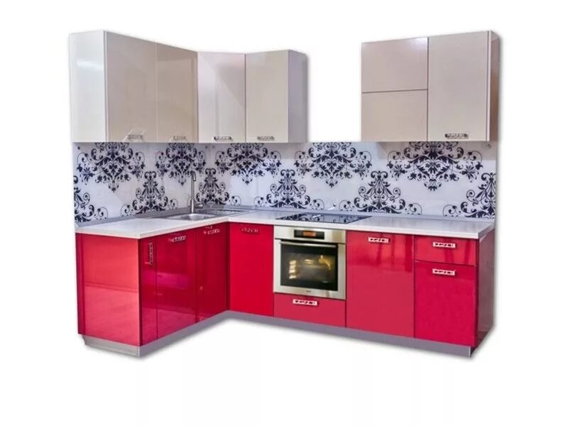 Кухонные гарнитуры в ульяновске фото и цены Кухонный гарнитур пластик / Мебельная фабрика "КорпусМебель", г. Ульяновск