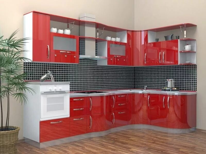 Кухонные гарнитуры в волгограде фото и цены Кухня угловая мод. 29 производства фабрики Мебель от Михаила