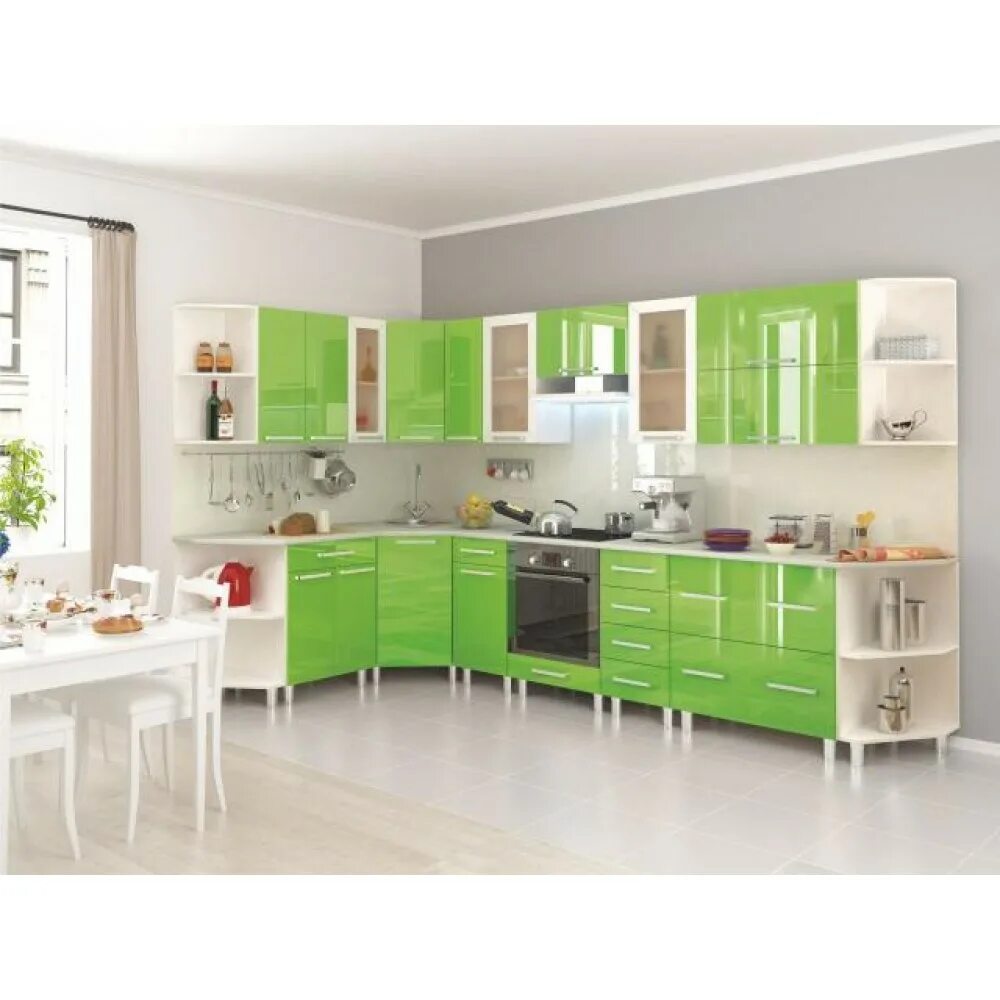 Кухонные гарнитуры в вологде фото и цены Кухня "ОМЕГА" купить в Svp-mebel.ru Цена 6758 рублей Доставка по Москве и област