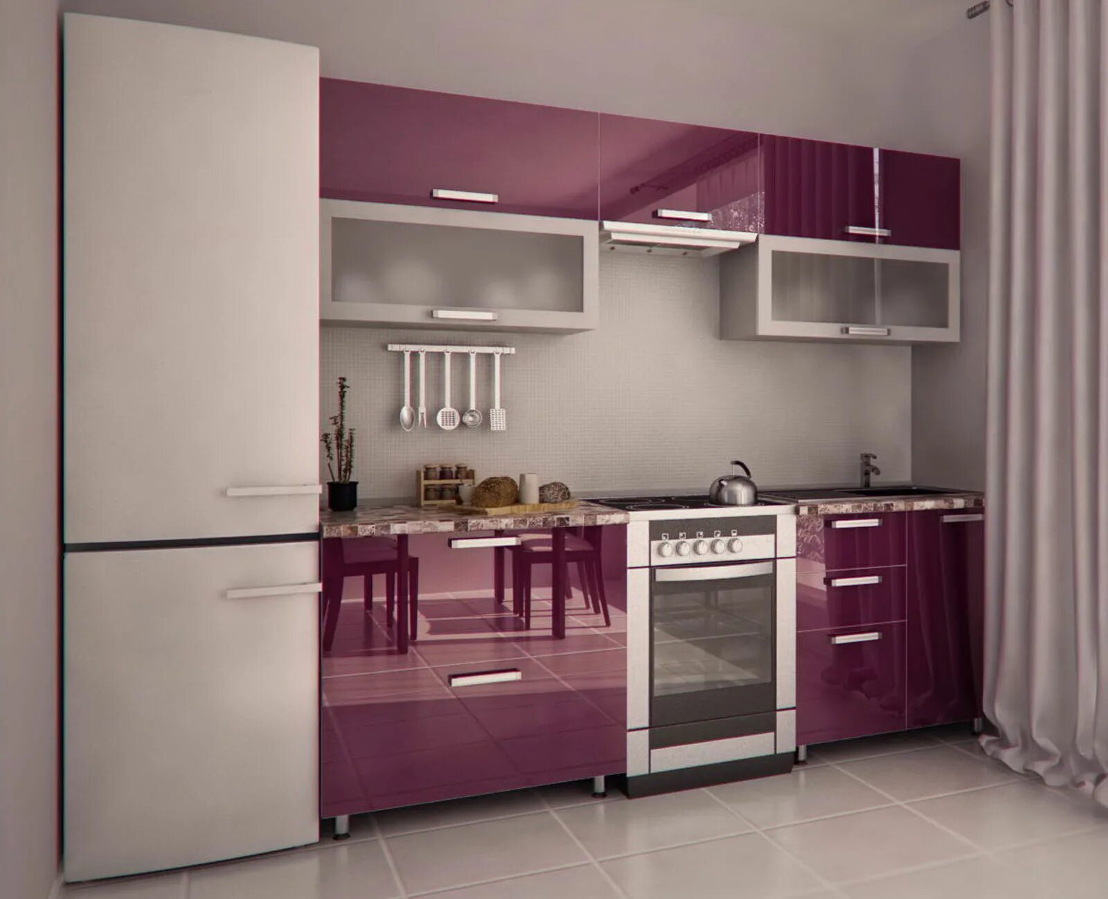 Кухонные гарнитуры в ярославле фото Кухня Флорида, Арт. KR-0679: цена, описание - Интернет-магазин "Кухнотека"