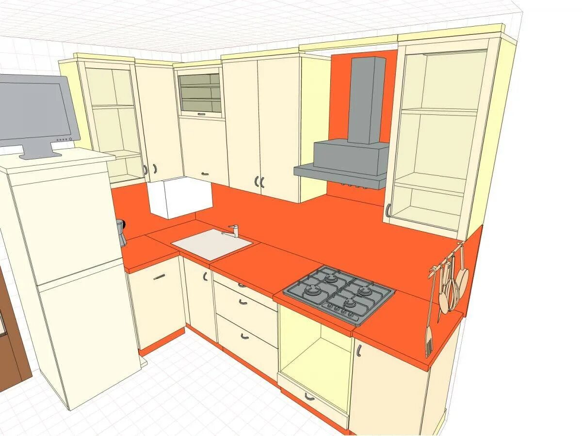 Кухонные гарнитуры варианты планировки 80 примеров угловых кухонь + секреты дизайна и удачной планировки