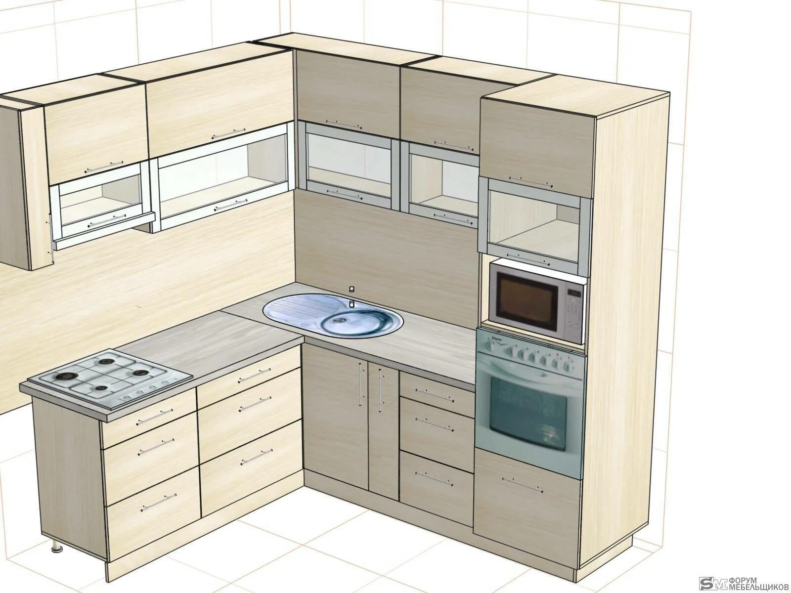 Кухонные гарнитуры варианты планировки Кухонный гарнитур для кухни - как выбрать и расположить