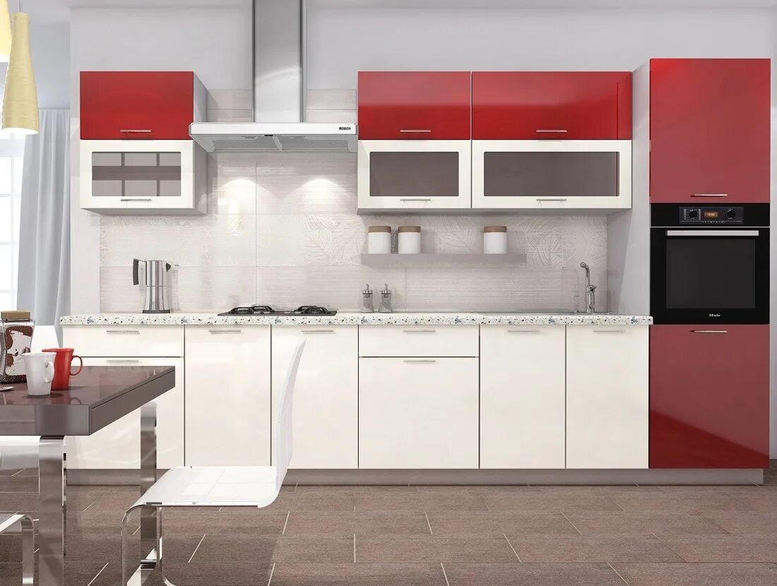 Кухонные гарнитуры во владимире фото и цены Модульная кухня Валерия купить в Санкт-Петербурге по цене 63 270 ₽ в интернет-ма