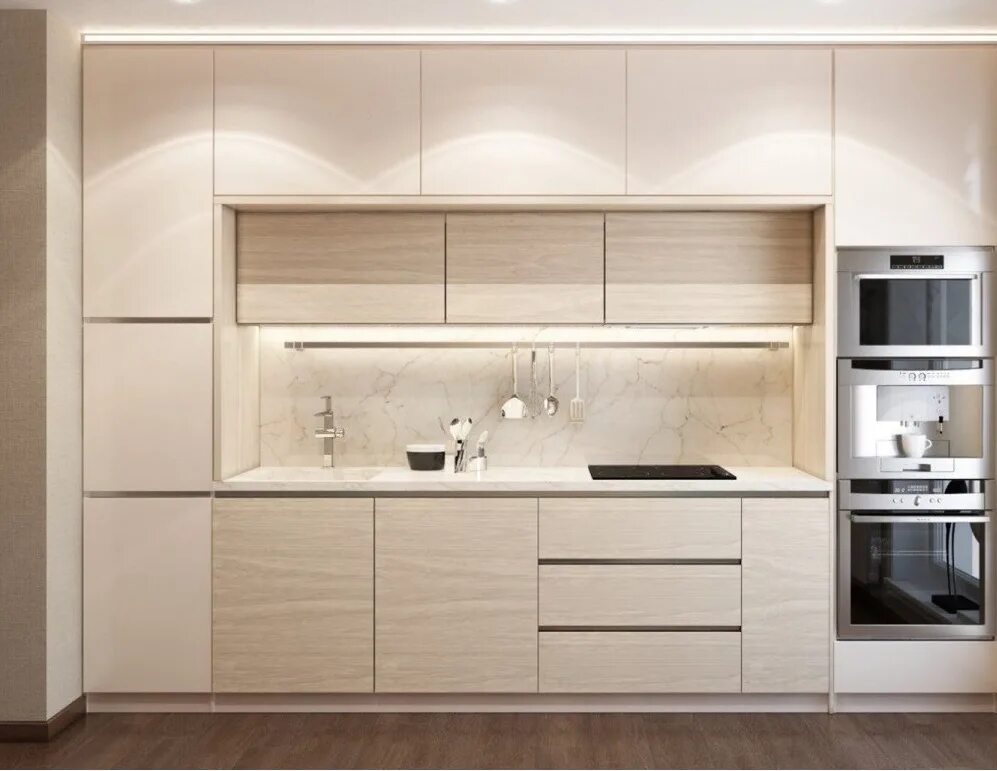 Кухонные гарнитуры встраиваемые фото Кухонный гарнитур 'Норд' Идея кухни