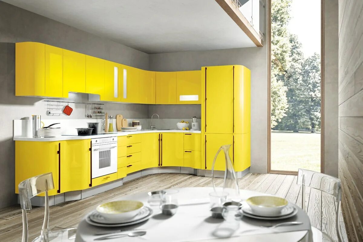 Кухонные гарнитуры желтый фото Спешите создать проект кухни и узнать стоимость с самыми большими скидками года!