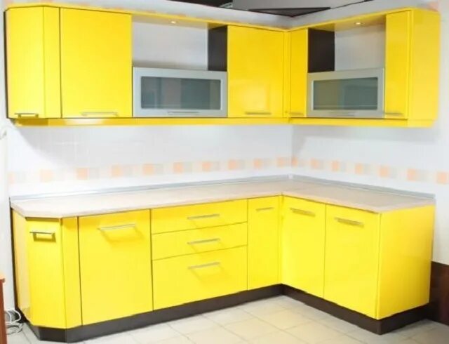 Кухонные гарнитуры желтый фото кухни Интернет-магазин корпусной мебели от производителя в СПб