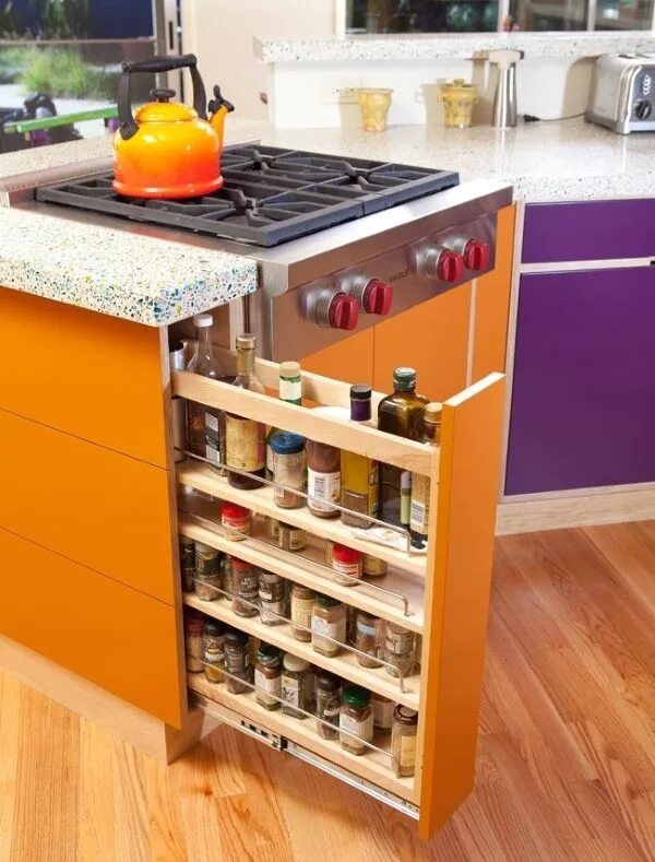 Кухонные идеи фото Умные выдвижные системы для кухни - ящики и полки, о которых мечтает каждая хозя