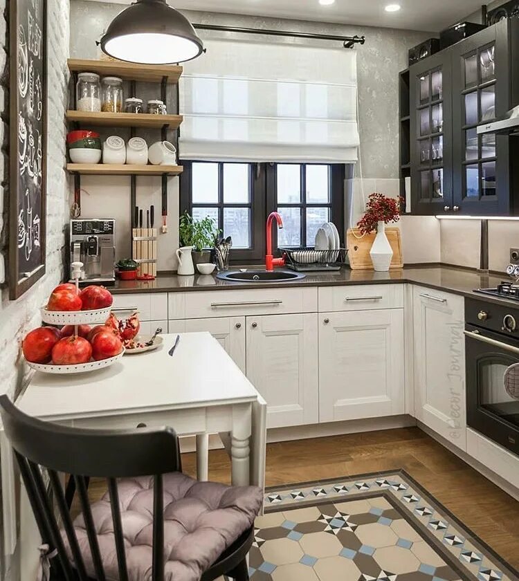 Кухонные интерьеры для маленькой кухни фото Современная кухня 135 на заказ в Кемерово - "Академия Уюта"