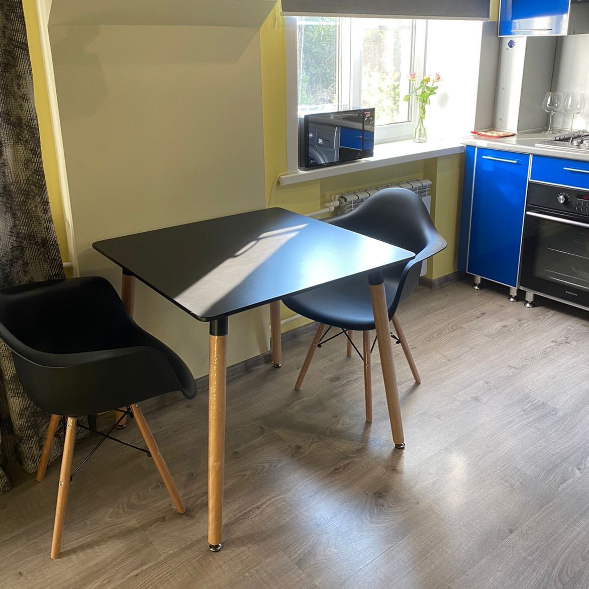 Кухонные интерьеры отзывы Кухонный интерьерный обеденный квадратный стол Oslo Square MDF (80х80) - купить 