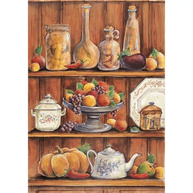 Кухонные картинки фото Декупажная карта. Производитель Finmark.