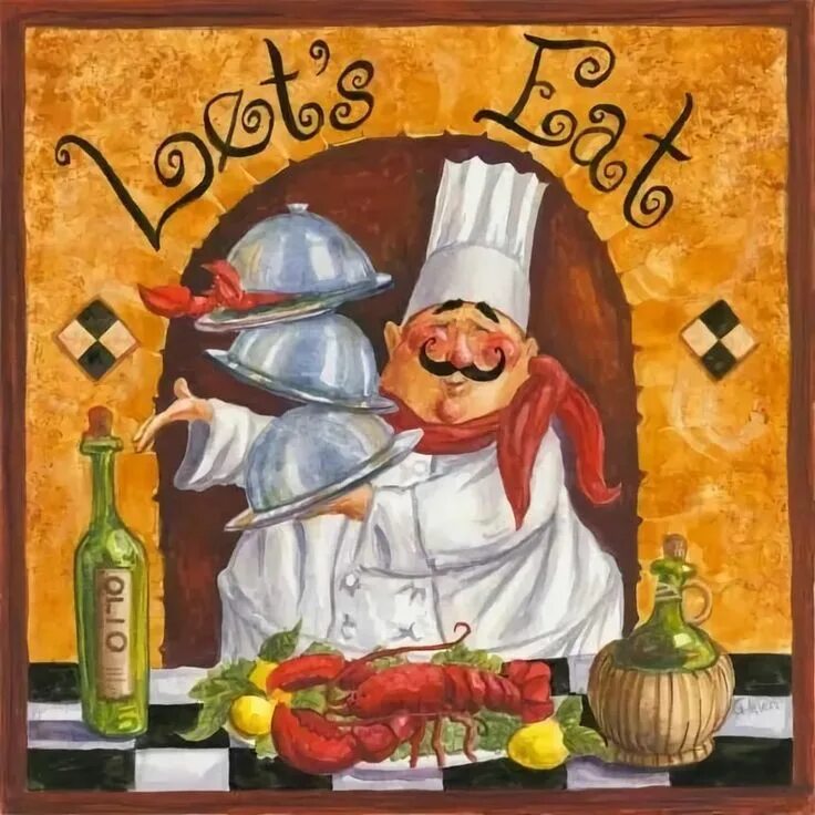 Кухонные картинки фото повара для творчества работы shari warren: 10 тыс изображений найдено в Яндекс.К