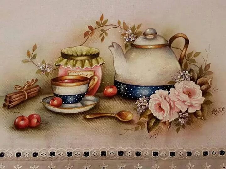 Кухонные картинки фото Pin de Thelminha Mara em Panos de Copa Riscos para pintura, Pintura em tecido, I