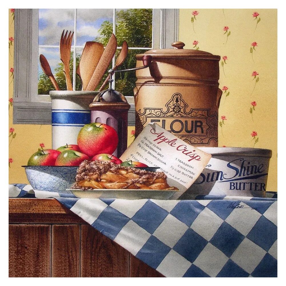 Кухонные картинки фото Teapot - Round Drill Diamond Painting - 30*30CM Peggybuy купить по выгодной цене