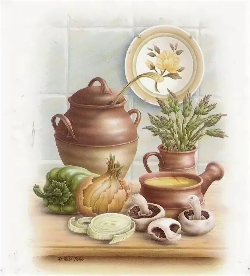 Кухонные картинки фото Pin by Мастер_Леона on Кухня Decoupage printables, Kitchen wall art printables, 