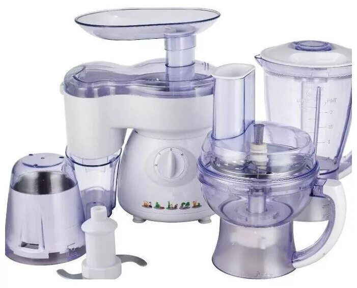 Кухонные комбайны цены и фото Кухонный комбайн Чудесница КП-308 white мощность 600 Вт; чаша 1.2 л; количество 