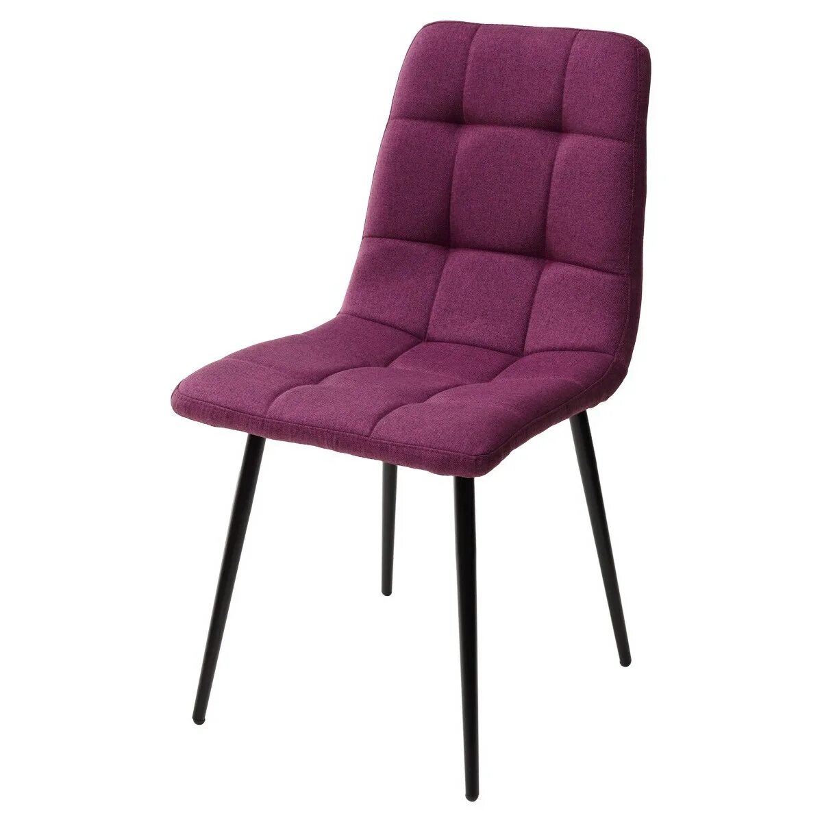 Кухонные кресла фото Стул ДИЛАН, цвет сиреневый #18, ткань / черный каркас купить по цене 4250 в инте