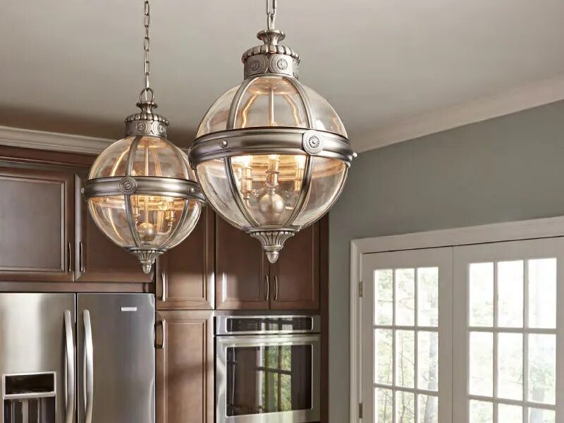 Кухонные люстры фото BATON black 7852 Nowodvorski LampsEmpire.com