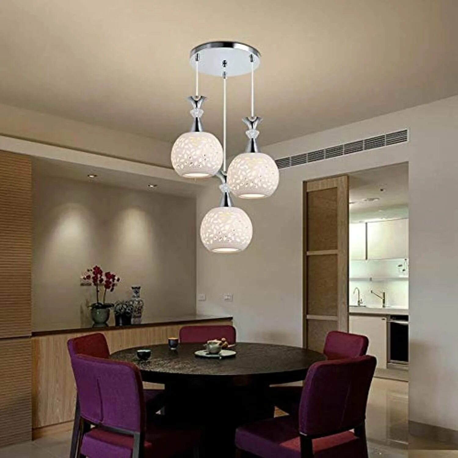 Кухонные люстры фото Люстры для кухни в современном стиле: фото примеры в интерьере