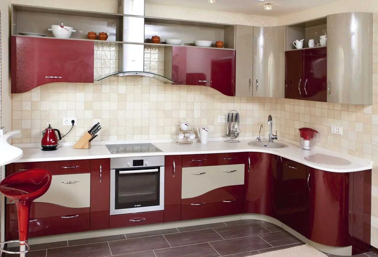 Кухонные мебели фото и цены Кухня Орхидея, Арт. KR-0990: цена, описание - Интернет-магазин "Кухнотека"