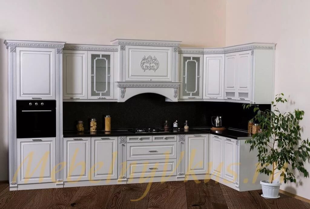 Кухонные мебели киргу фото и цены Кухня угловая Флоренция 4х1,66 м Империя Мебели - купить по цене 106680 руб. в М