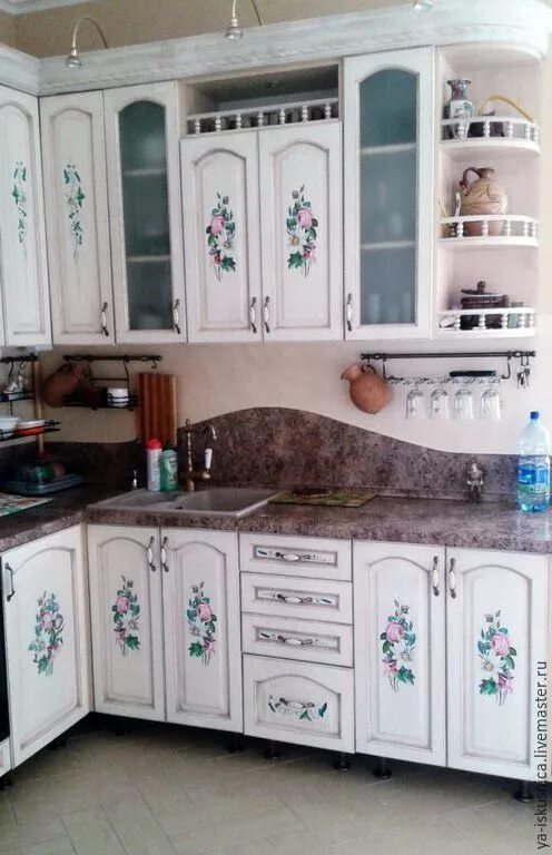 Кухонные мебели своими руками фото ручной работы. Ярмарка Мастеров - ручная работа. Купить Роспись мебели. Handmade