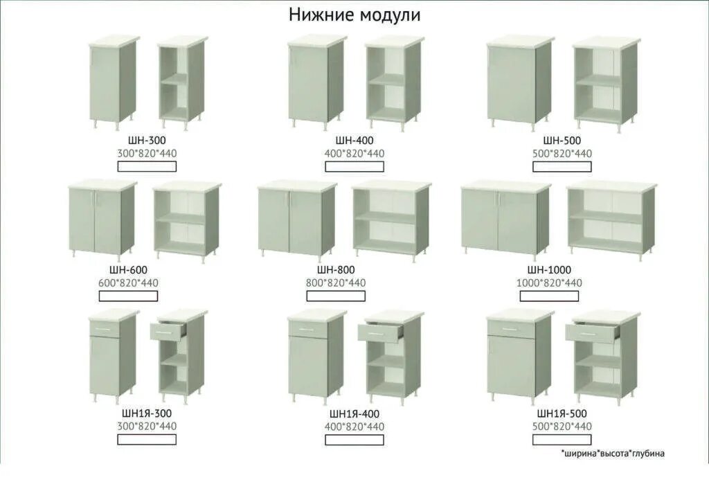 Кухонные модули фото Модульные кухни - достоинства и недостатки, стоимость
