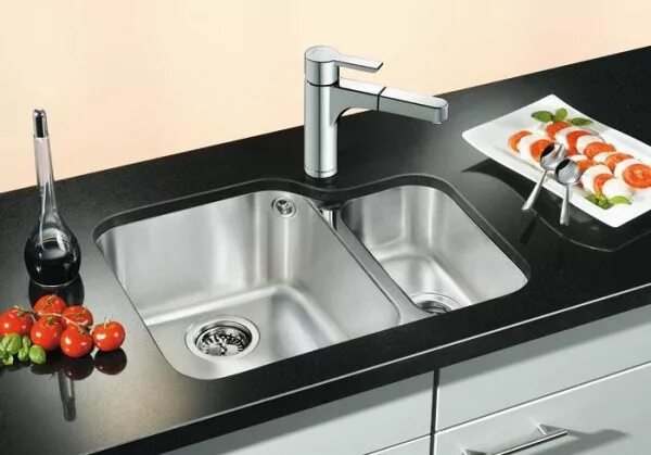 Кухонные мойки фото Кухонная мойка Blanco YPSILON 550-U 518210 (чаша слева) полированная - купить по