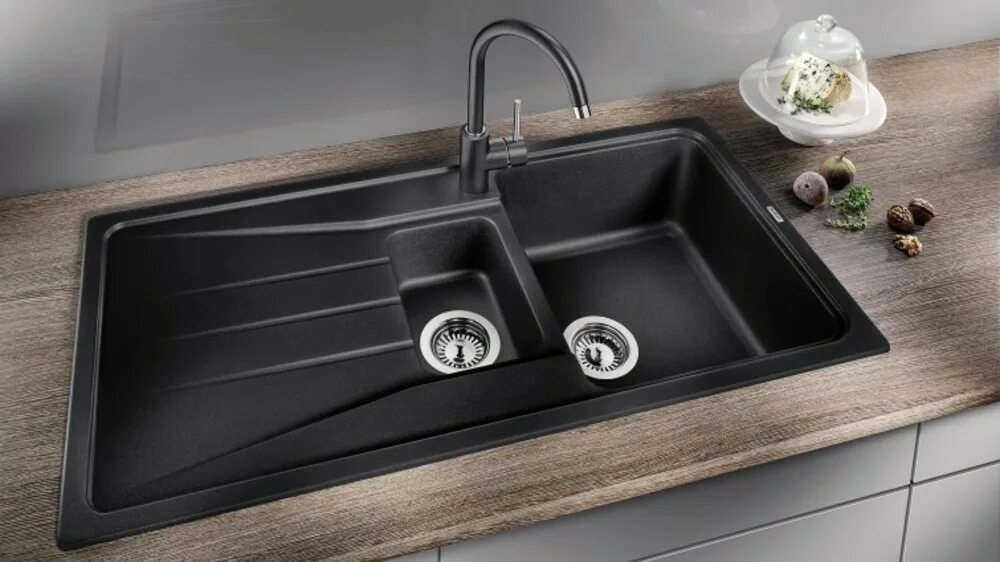 Кухонные мойки фото Смеситель для кухни Blanco MIDA SILGRANIT 524202 антрацит по цене от 10185 рубле