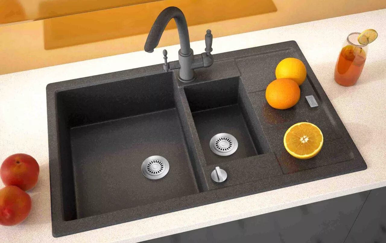 Кухонные мойки из камня фото Креативные идеи раковин в ванную 100 фото - интересный дизайн