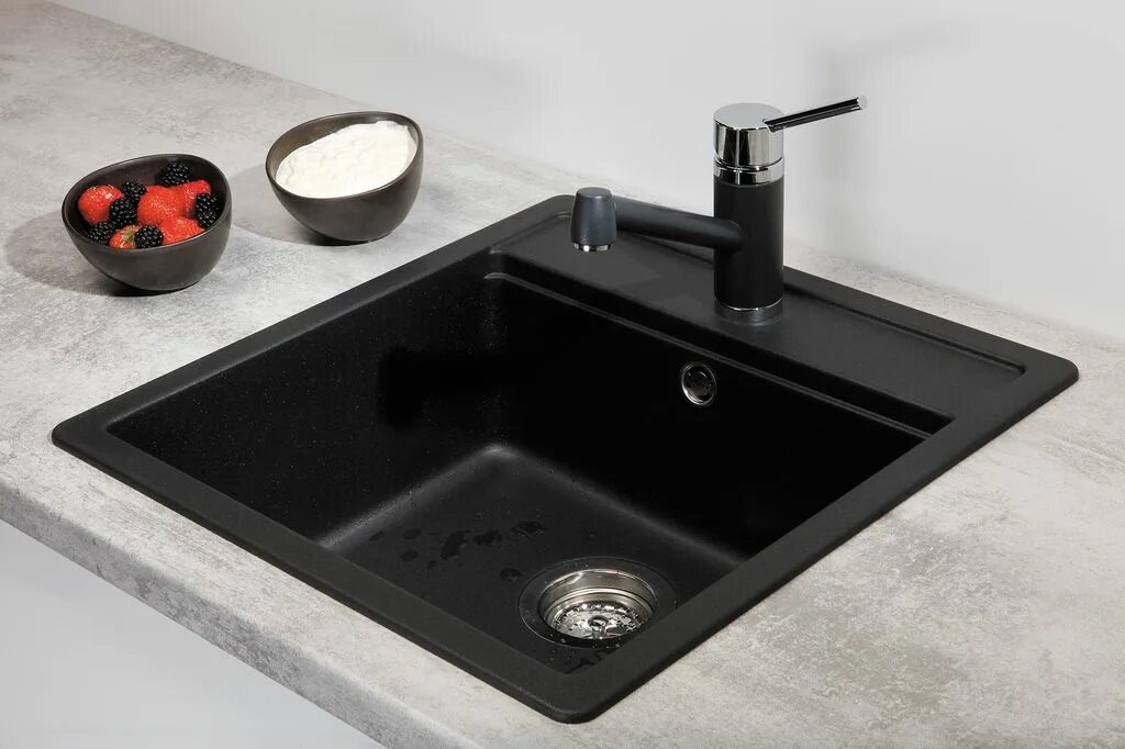 Кухонные мойки из камня фото Мойка Schock Nemo N-100s 701005 баварский камень, купить в Москве Мойка Schock N