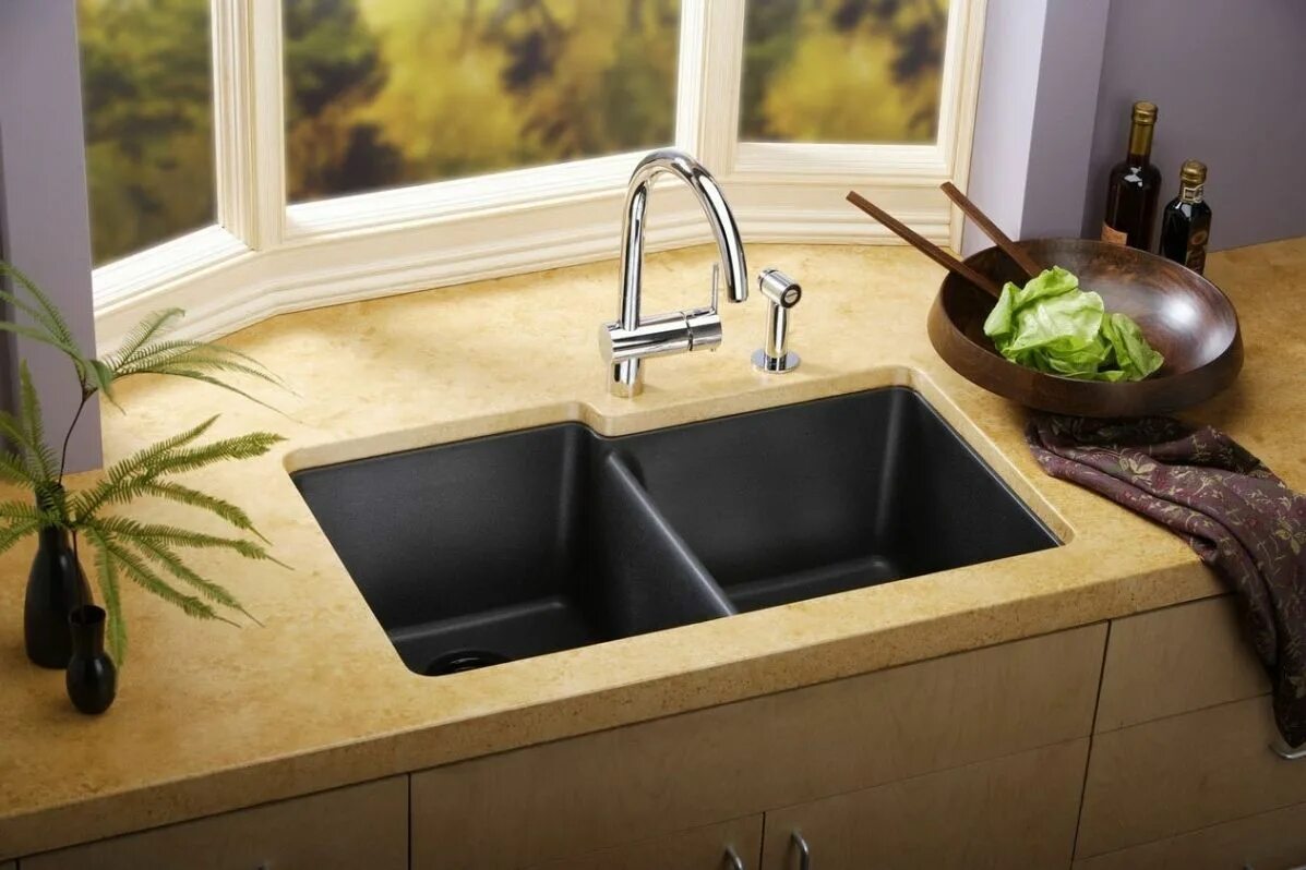 Кухонные мойки в интерьере кухни фото 30+ Awesome & Adorable Kitchen Sinks Remodel Ideas Kitchen sink design, Small ki