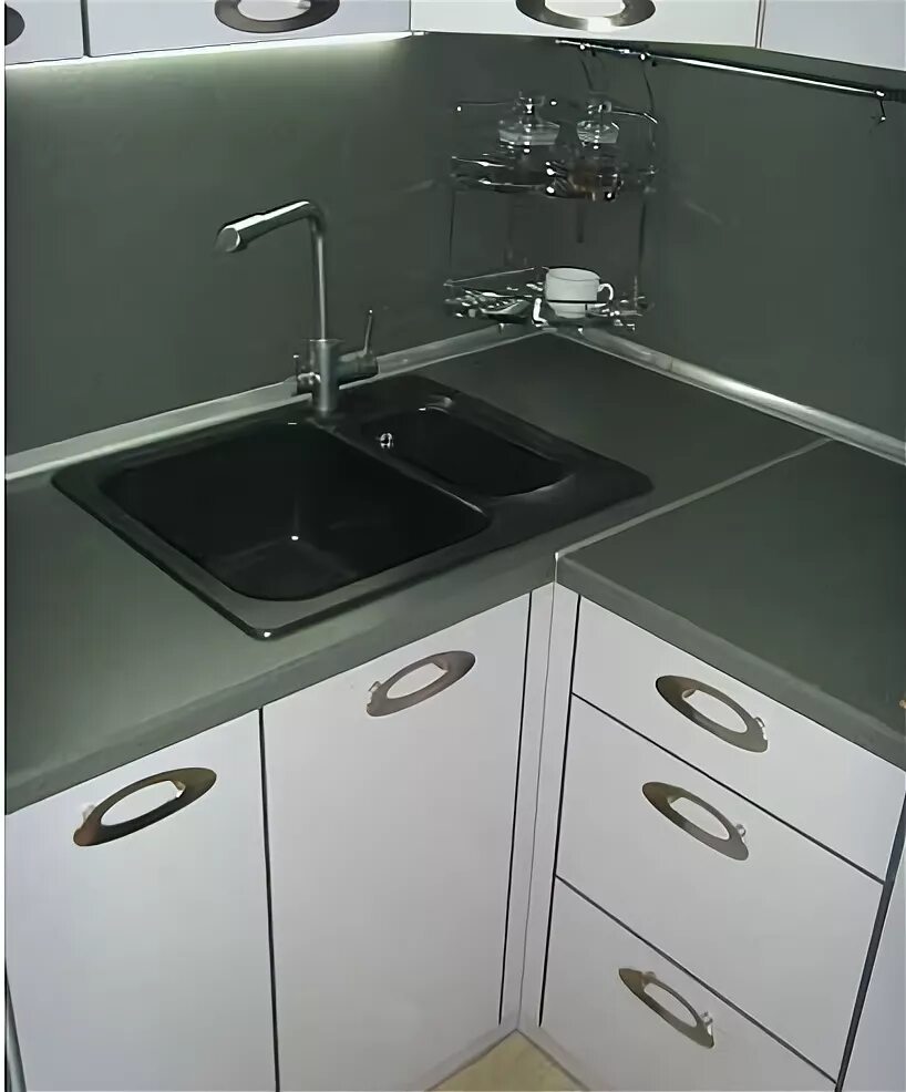 Кухонные мойки в углу фото Кухонная мойка Polygran модель F-09 купить по лучшей цене недорого с доставкой, 