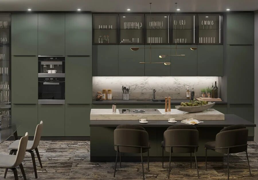 Кухонные новинки фото Кухонный гарнитур Пренит