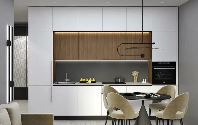 Кухонные новинки фото Кухонный гарнитур "Маттео" 2 - заказать у фабрики "Стильные Кухни и Интерьеры" в