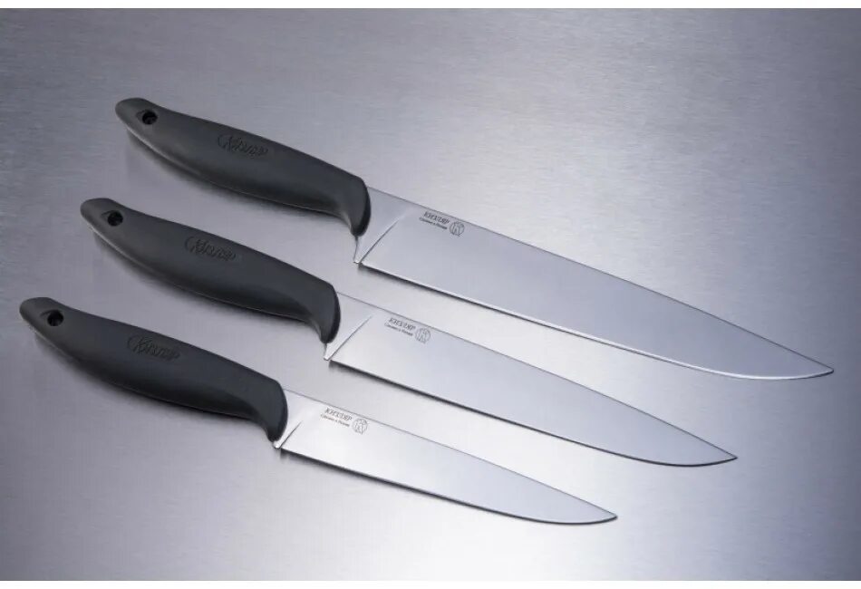 Кухонные ножи фото назначение Кухонный набор Трио AUS-8
