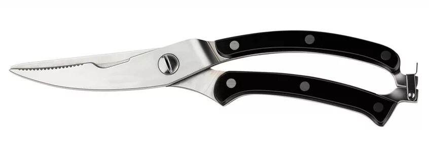 Кухонные ножницы фото Ножницы поварские 255 мм Master Luxstahl POM: купить оптом и в розницу по цене 1